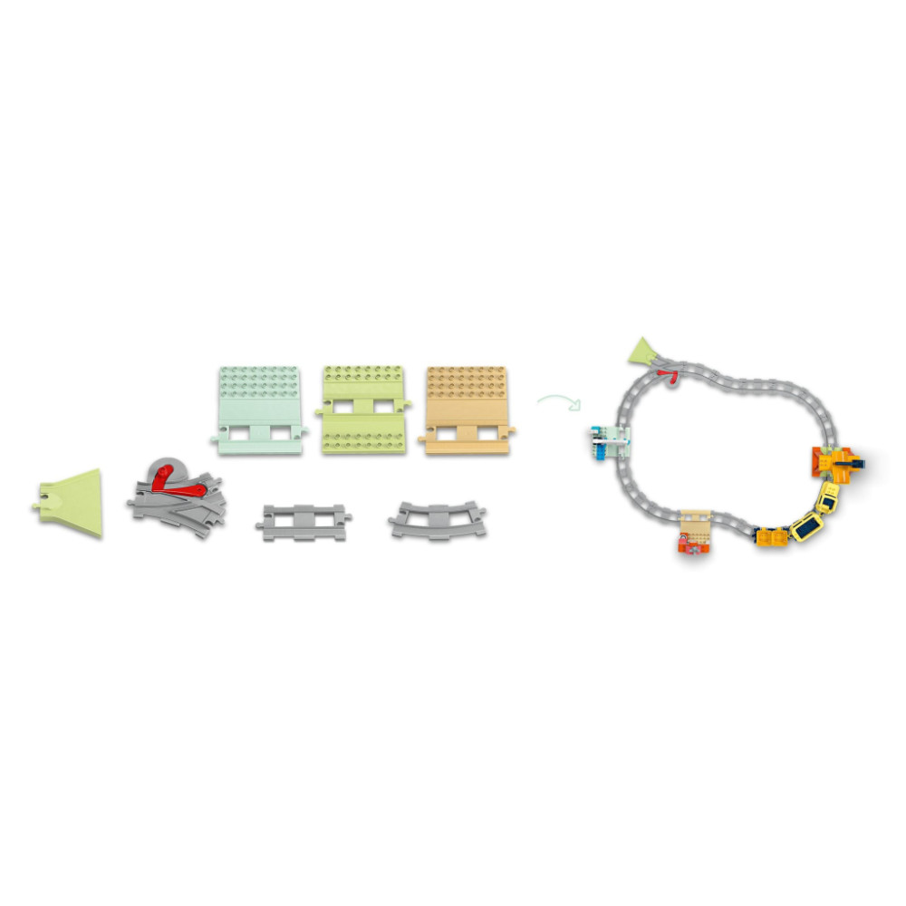 Конструктор LEGO DUPLO Town Великий інтерактивний громадський потяг (10428-)