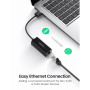 Перехідник USB 2.0 to Ethernet RJ45 10/100 Mb CR110 Ugreen (20254) Перехідник USB 2.0 to Ethernet RJ45 10/100 Mb CR110 Ugreen (20254)
