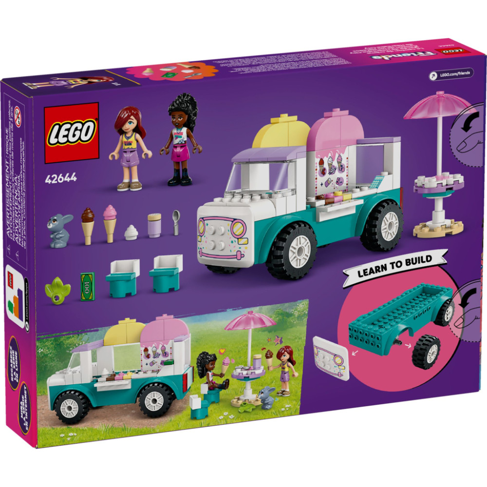 Конструктор LEGO Friends Хартлейк-Сіті. Фургон із морозивом (42644)