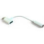 Перехідник Type-C to Type-C Jack 3.5mm white AC-202 XoKo (XK-AC-202-WH) Перехідник Type-C to Type-C Jack 3.5mm white AC-202 XoKo (XK-AC-202-WH)